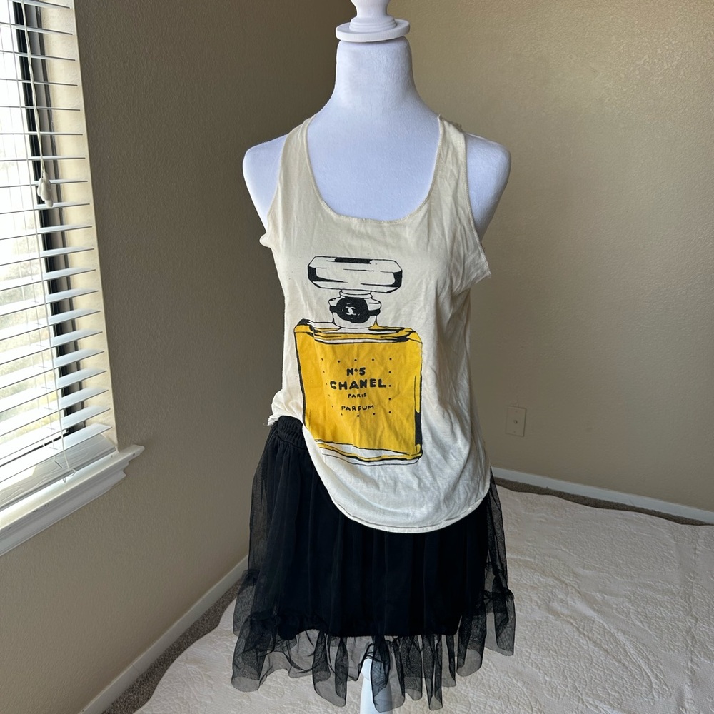 Chanel Graphic Tank